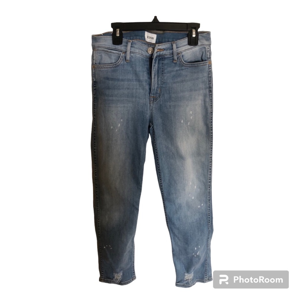 Hudson Midrise Crop Savy Jeans Size 26